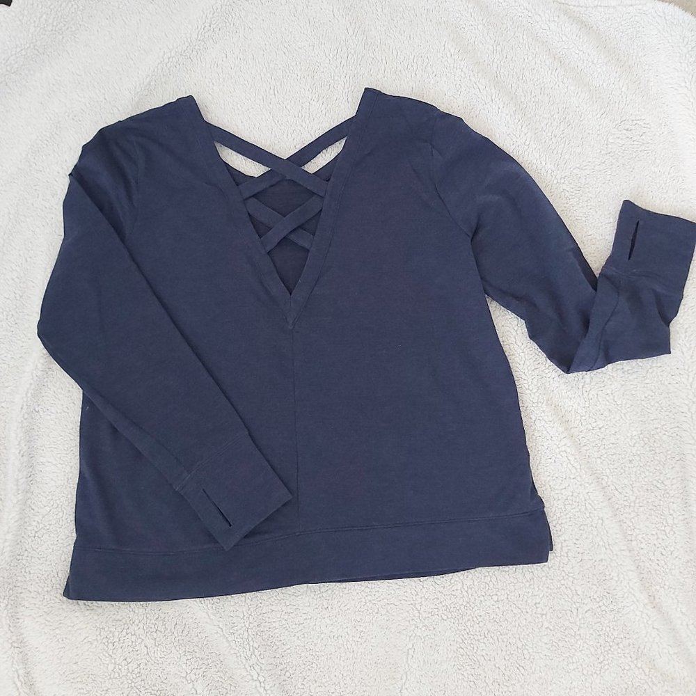 Cross Over Back Pullover